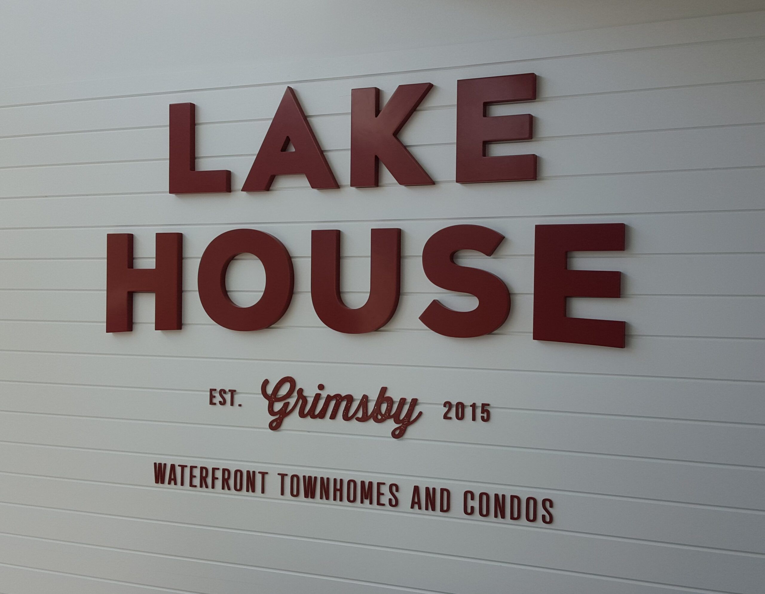 Lake House | Custom Signage