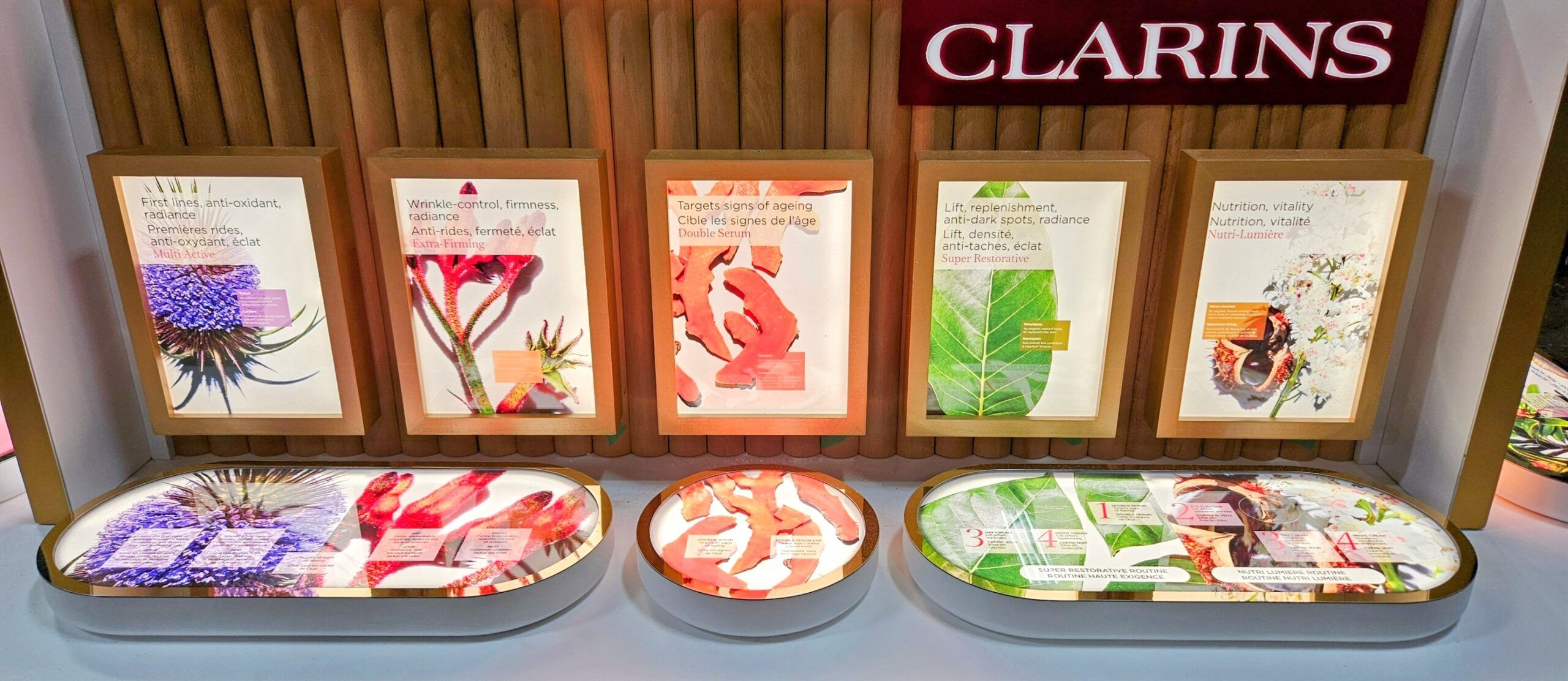 Clarins | Retail Displays